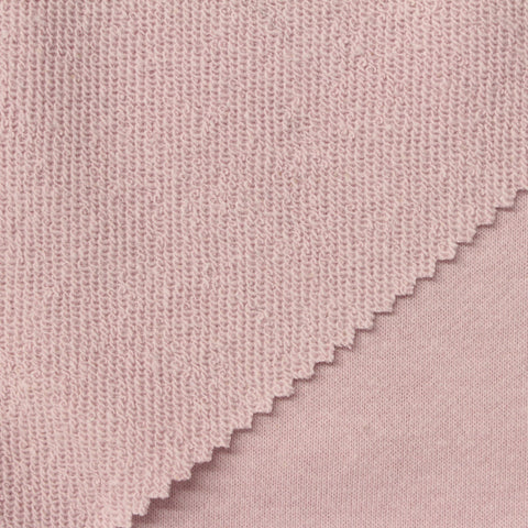 Cotton Polyester French Terry Fabric, 270 gsm, 170 cm — Pink