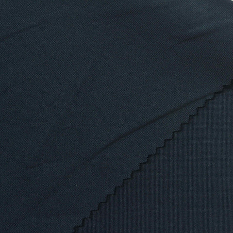 Polyester Stretch Scuba Knit Fabric, 240 gsm, 165 cm — Navy