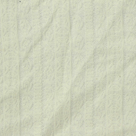 Yellow Vertical-Stripe Jacquard, Cotton-Poly