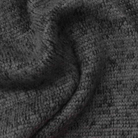 Charcoal Brushed Fleece, Polyester
