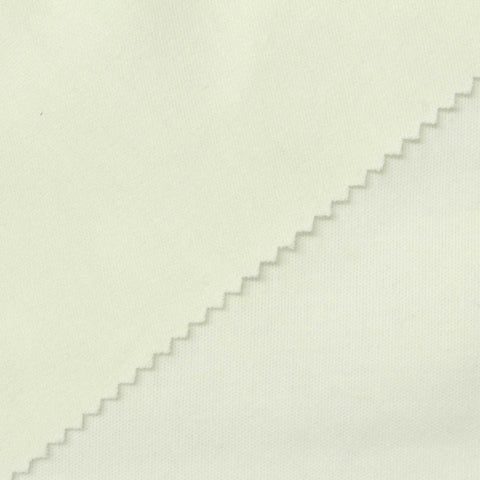 100% Cotton Interlock Knit Fabric, 230 gsm, 160 cm — White