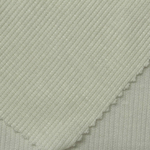 Pale Sage Rib Knit, Viscose