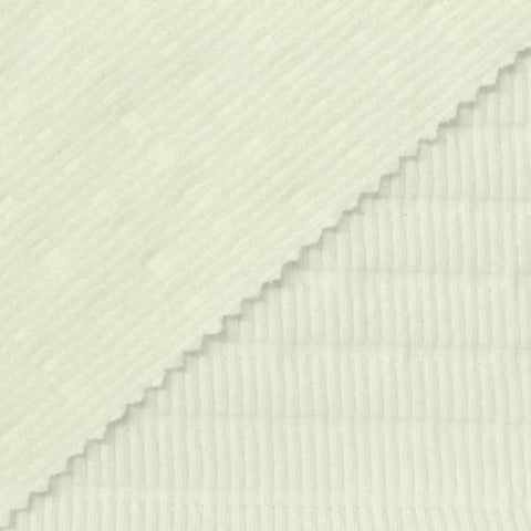 Striped Polyester Cotton Stretch Crepe Fabric, 260 gsm, 160 cm — Beige