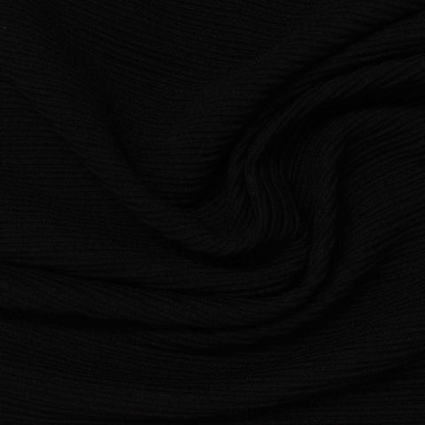 Black Rib Knit, Polyester