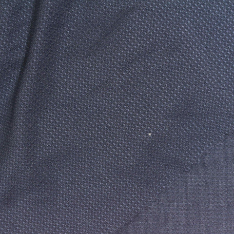 Dark Navy Textured Mesh, Poly-Spandex