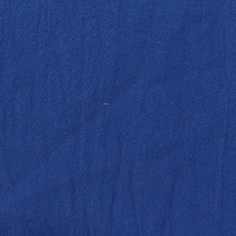 Blue Tone-on-Tone Crepe, Cotton