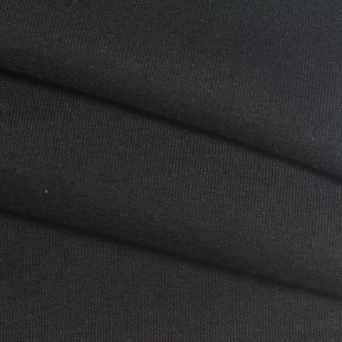Black Scuba Knit, Poly-Cotton