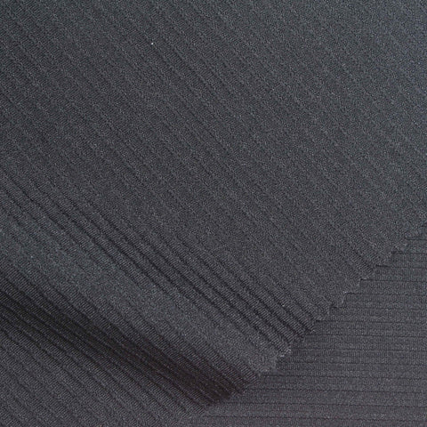 Black Rib Knit, Polyester