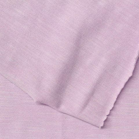 Light Purple Marl Jersey Knit, Poly-Cotton, 175 gsm