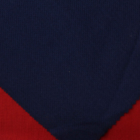 Polyester Viscose Stretch Chunky Knit Fabric, 400 gsm, 130 cm — Red