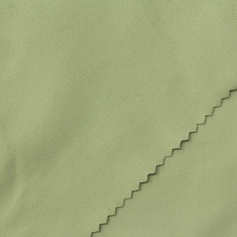 Polyester Stretch Sateen Fabric, 230 gsm — Green