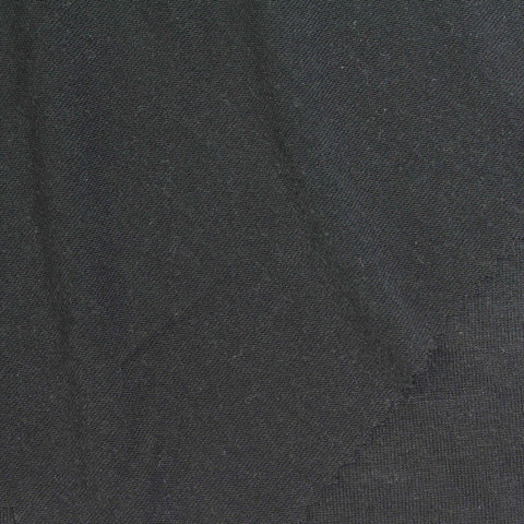 Viscose Polyester Jersey Knit Fabric, 130 gsm, 160 cm — Black