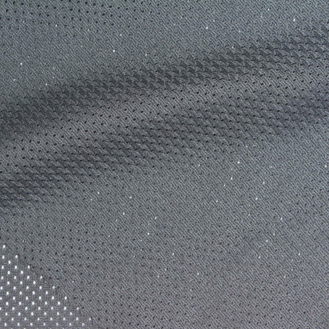 Grey Dots Mesh, Polyester