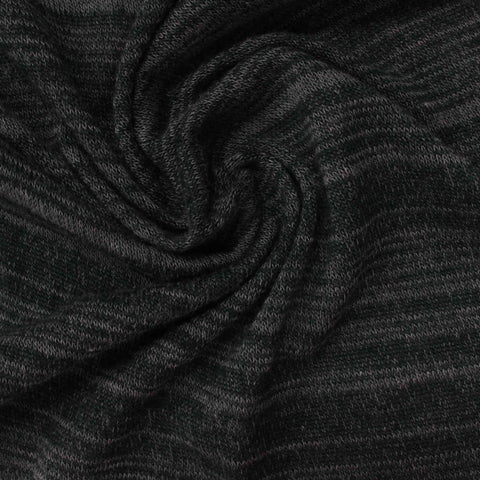 Dark Grey Marl Jersey Knit, 167 gsm