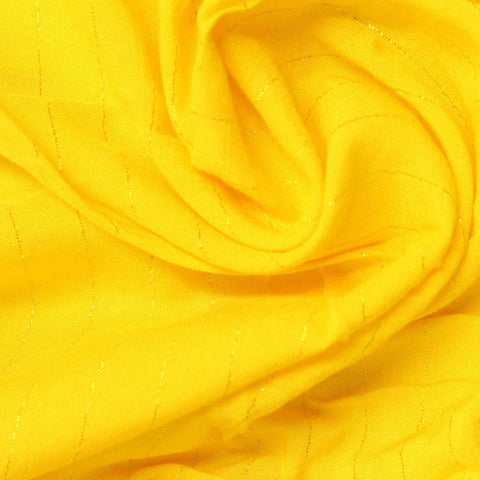 Yellow Vertical-Stripe Knit, Viscose