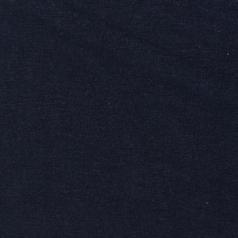 Dark Navy Jersey Knit, Cotton-Poly