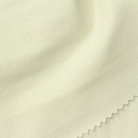 Off-White Rib Knit, Cotton-Poly