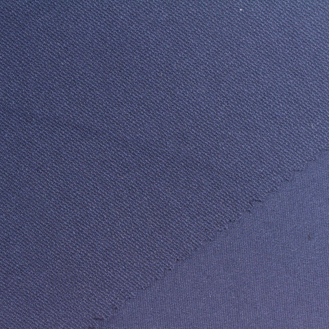 Muted Blue French Terry, Poly-Viscose