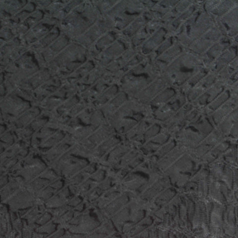 Polyester Stretch Crepe Fabric, 210 gsm, 165 cm — Black