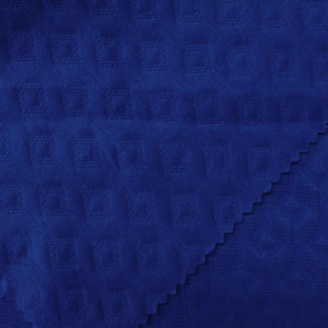 Blue Tone-on-Tone Jacquard, Polyester, 240 gsm