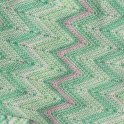 Green Geometric Jacquard, Polyester