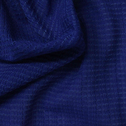 Jacquard 100% Polyester Knit Fabric, 77 gsm, 160 cm — Navy