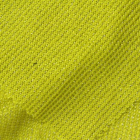 Polyester Metallic Knit Fabric, 125 gsm, 167 cm — Green