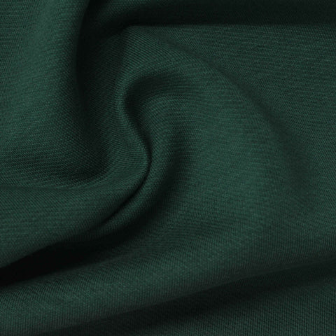 Dark Green Marl Scuba Knit
