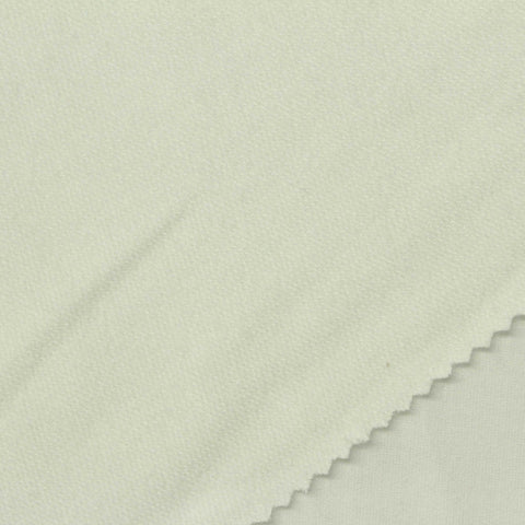 Polyester Viscose Stretch French Terry Fabric, 240 gsm, 160 cm — Khaki