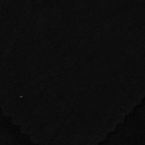 Faux Suede Fabric, 170 gsm, 150 cm — Black