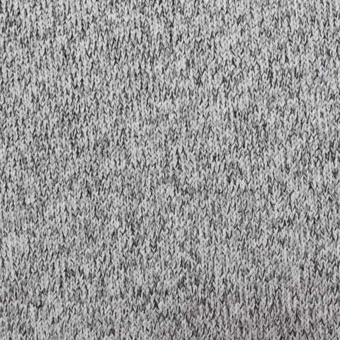 Heathered Grey Marl Chunky Knit, Polyester, 299 gsm