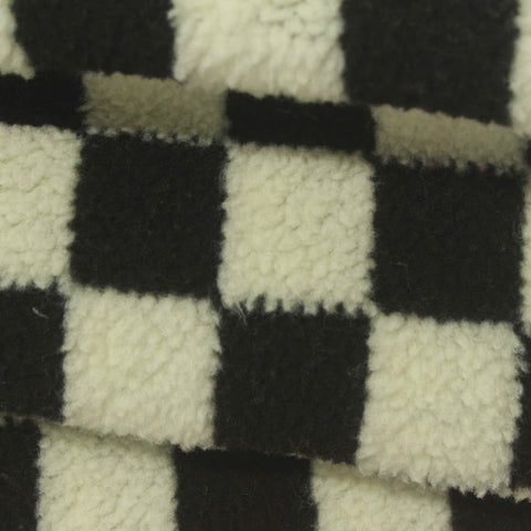 Polyester Cotton Knit Fabric, 390 gsm, 176 cm — Black