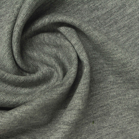 Grey Heathered-Marl Ponte Knit