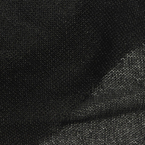 Dark Grey Marl Knit, Viscose-Metallic