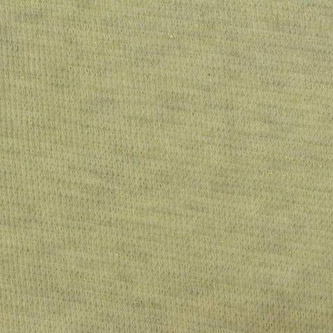 Cotton Metallic Stretch Chunky Knit Fabric, 215 gsm, 160 cm — Green