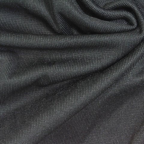 Charcoal Rib Knit, Polyester