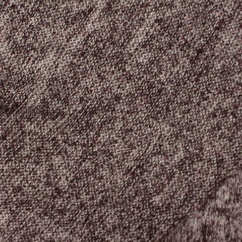 Burgundy Marl Chunky Knit, Viscose-Poly, 150 gsm