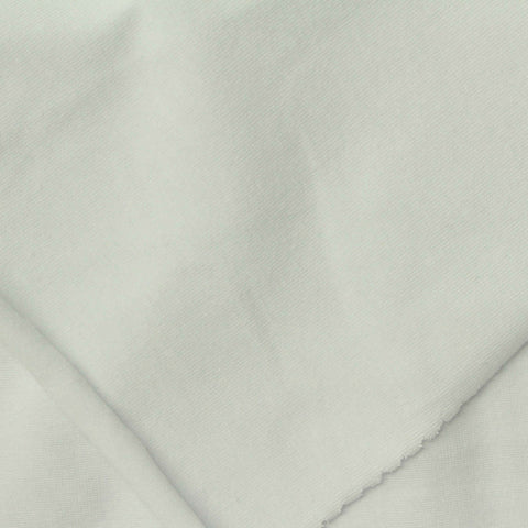 Cotton Stretch Jersey Knit Fabric, 210 gsm, 180 cm — White
