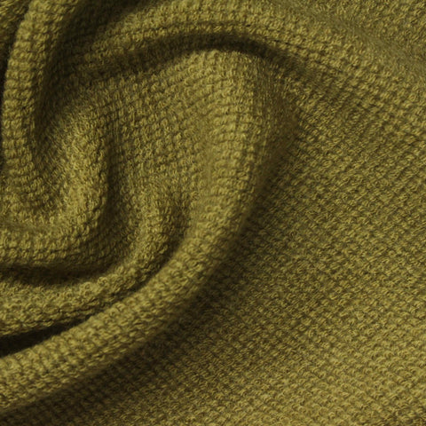 Olive Marl French Terry, Poly-Acrylic