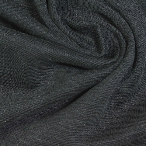 Dark Grey Marl Ponte Knit, 210 gsm