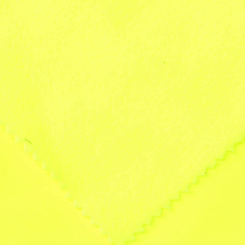 100% Polyester Fleece Fabric, 300 gsm — Yellow