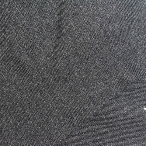 Dark Grey Marl Interlock Knit, Tencel Lyocell-Viscose