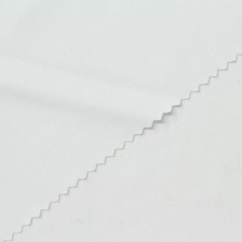 Polyester Stretch ITY Knit Fabric, 230 gsm, 160 cm — White