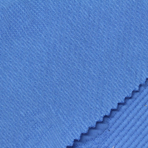 Blue Tone-on-Tone Jacquard, Cotton-Poly, 345 gsm