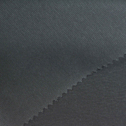 Charcoal Ribbed Rib Knit, Cotton