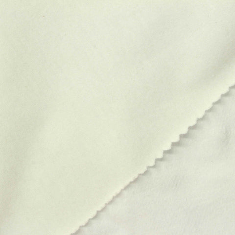 Cotton Stretch Jersey Knit Fabric, 160 gsm, 160 cm — Beige