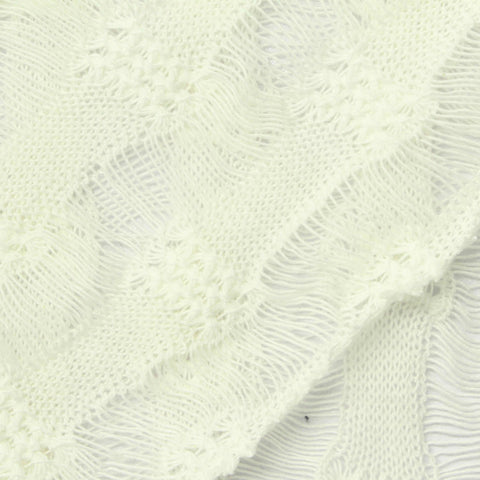 Cream Openwork Jacquard, Cotton