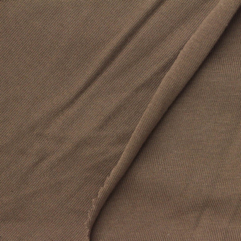 100% Cotton Jersey Knit Fabric, 180 gsm, 180 cm — Brown