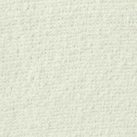 Polyester Stretch Chunky Knit Fabric, 365 gsm, 130 cm — White