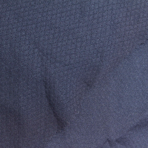 Dark Blue Marl Jacquard, Polyester, 215 gsm